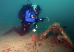   Scientific diving (photo: T. Makovec)