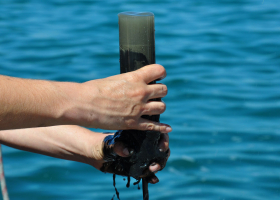  Sediment sampling (photo: T.Ozod-Seradj) 