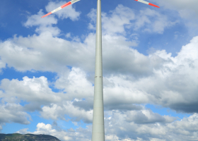  Monitoring of birds migration of proposed wind-farm area Senožeška brda. (Photo: Davorin Tome)