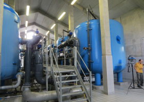  Pumping station Brestovica na Krasu (Project Hydrokarst). (Photo: Anton Brancelj)