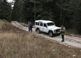  The first survey of forest owls in Bosnia and Herzegovina at Mt. Igman. (Photo: Dejan Bordjan)