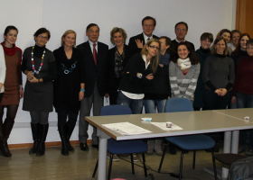  Participants of the regular annual meeting of the Glioma project in Udine, December 2013. (photo: Dr. Neža Podergajs)